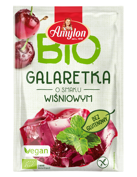 Galaretka wiśniowa bio  - 40g - Amylon