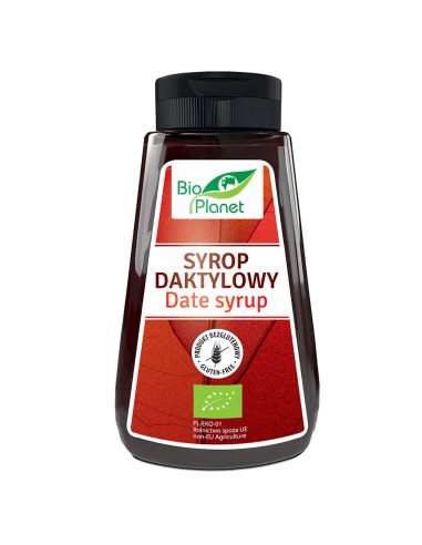 Syrop daktylowy bezglutenowy Bio - 250ml (340g) - Bio Planet