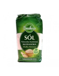 Sól  Naturalna Kamienna Kłodawska Miałka Niejodowana - 1,1kg - Smakosz