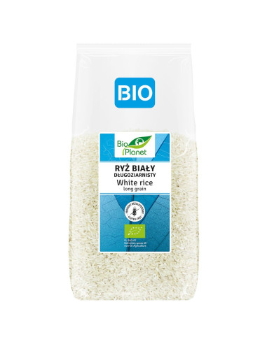 Ryż biały długoziarnisty bezglutenowy Bio - 500g - Bio Planet