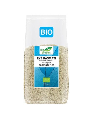 Ryż Basmati pełnoziarnisty Bio - 500g - Bio Planet
