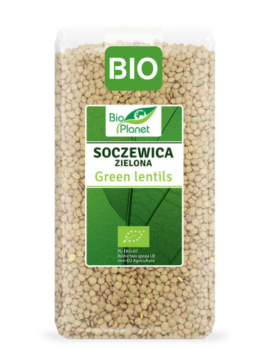 Soczewica zielona Bio - 500g - Bio Planet