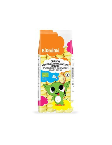 Chrupki spirale jaglano-gryczane BIO - 60g - BioMinki