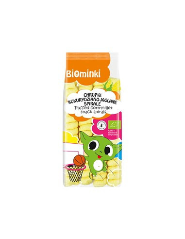 Chrupki kukurydziano-jaglane bio - 60g - Bio Minki