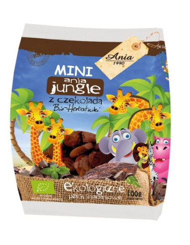 Ciasteczka mini zoo z czekoladą -100g - Ania
