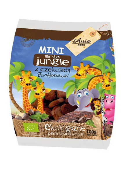 Ciasteczka mini zoo z czekoladą -100g - Ania