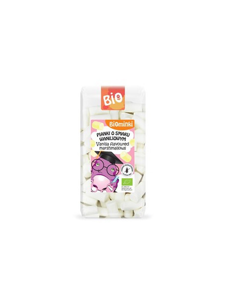 Pianki o smaku waniliowym bio - 100g - Bio Minki