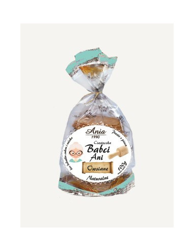 Ciasteczka owsiane naturalne - 100g - Ania