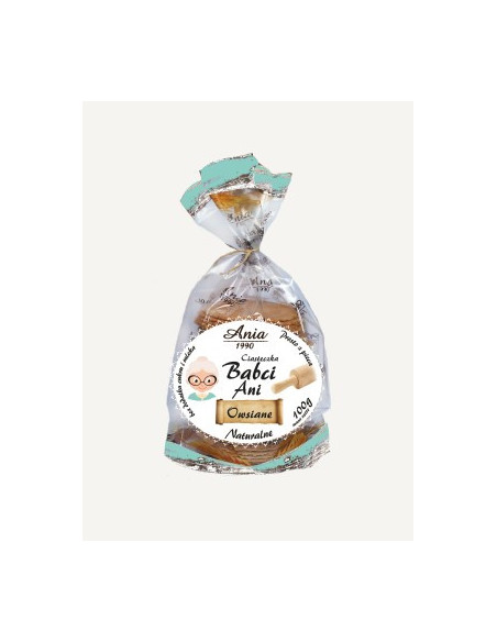 Ciasteczka owsiane naturalne - 100g - Ania