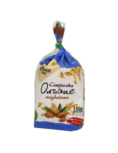 Ciasteczka owsiane migdałowe - 150g - Ania