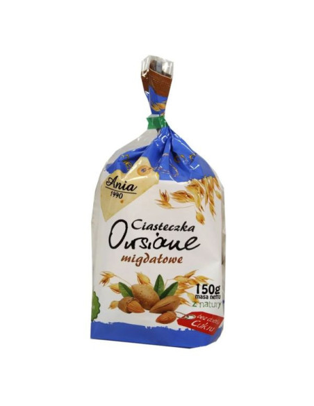 Ciasteczka owsiane migdałowe - 150g - Ania