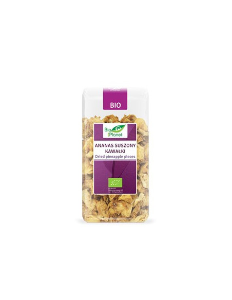 Krążki Ananasa Suszone Bio - 100g - Bio Planet