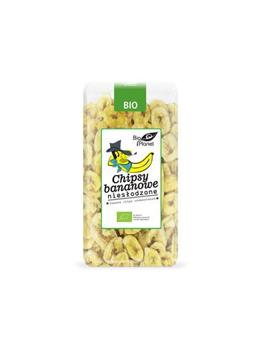 Chipsy Bananowe Niesłodzone Bio - 350g - Bio Planet