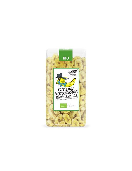 Chipsy Bananowe Niesłodzone Bio - 350g - Bio Planet