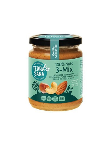 Krem Orzechowy Mix (3 Orzechy) Bio - 250g - Terrasana