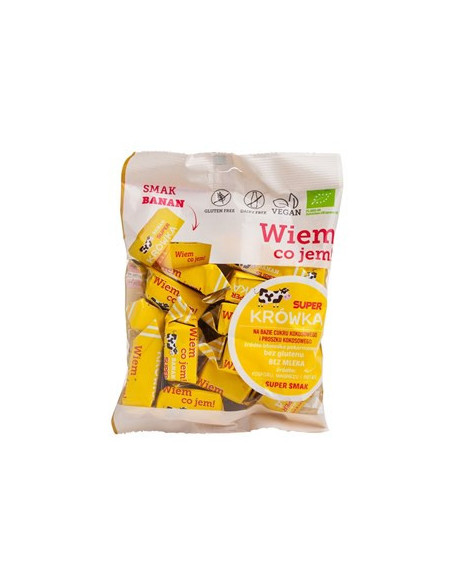 Krówki bezmleczne bananowe bezglutenowe BIO - 150g - Me gusto