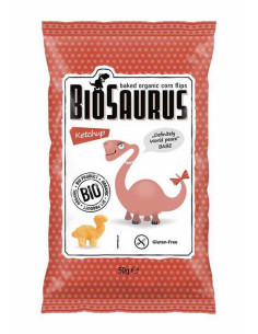 Chrupki o smaku ketchupowym bio - 50g - Biosaurus