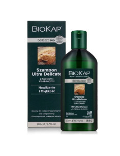 Szampon delikatny z cukrami zbożowymi - 200ml - Biokap