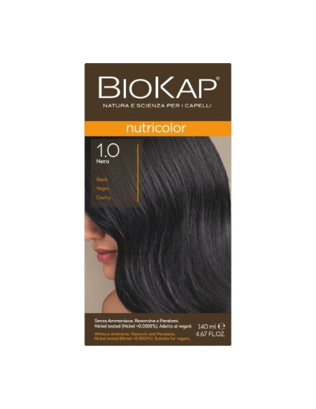 Biokap Nutricolor - 1.0 Czarny - 140ml