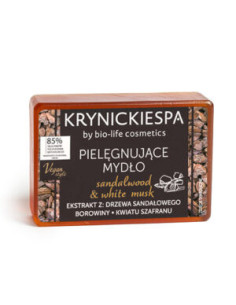 Pielęgnujące mydło zapach drzewa sandałowego KrynickieSPA - 100g - BIO-LIFE COSMETICS