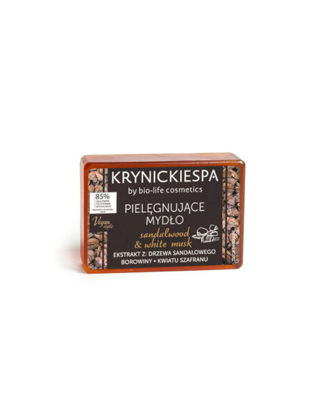 Pielęgnujące mydło zapach drzewa sandałowego KrynickieSPA - 100g - BIO-LIFE COSMETICS