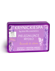 Pielęgnujące mydło zapach lawendowy KrynickieSPA - 100g - BIO-LIFE COSMETICS