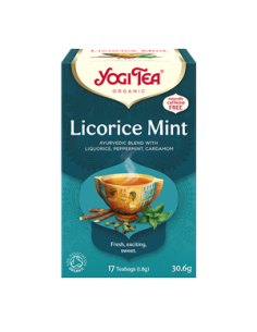 Herbatka Mięta z Lukrecją (Licorice Mint) BIO 17 saszetek - 30,6g - Yogi Tea