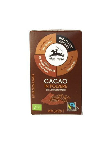 Kakao w proszku fair trade bio - 75g - Alce Nero