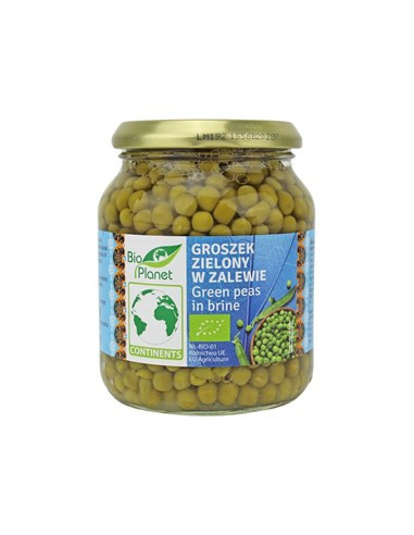 Groszek zielony w zalewie - 230g - Bio Europa