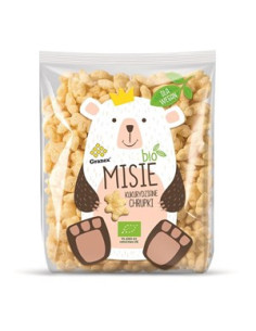 Chrupki kukurydziane misie BIO - 80g - Granex