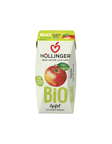Nektar jabłkowy bez dodatku cukrów BIO - 200ml - Hollinger
