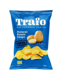 Chipsy ziemniaczane naturalne solone BIO - 125g - Trafo