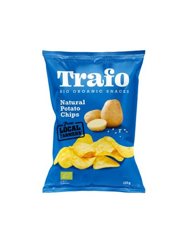 Chipsy ziemniaczane naturalne solone BIO - 125g - Trafo