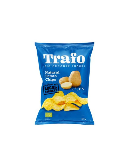 Chipsy ziemniaczane naturalne solone BIO - 125g - Trafo