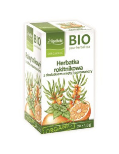 Herbatka rokitnikowa z dodatkiem mięty i pomarańczy - 20saszx1,8g - APOTHEKE