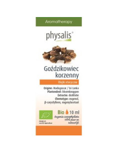 Olejek eteryczny goździkowiec korzenny (kruidnagel) bio - 10ml - Physalis