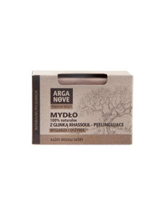 Peelingujące mydło arganowe z glinką Rhassoul - 100g - Maroko Produkt