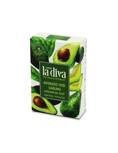 Mydło w kostce awokado - 100g - La Diva