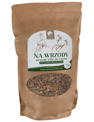 Na WRZODY zestaw ziół dla koni - 500 g - Natura Sanat