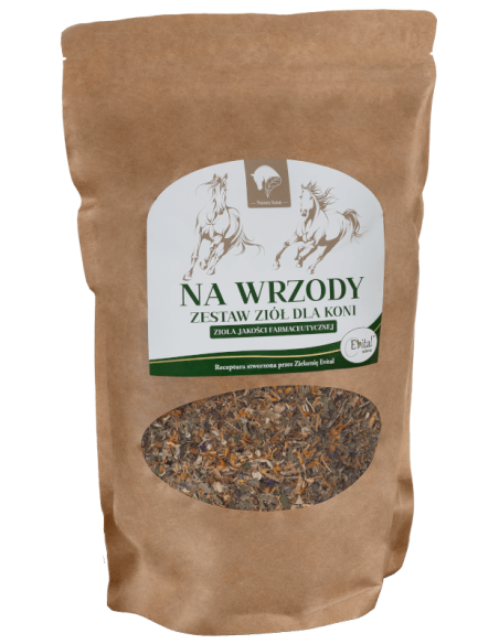 Na WRZODY zestaw ziół dla koni - 500 g - Natura Sanat