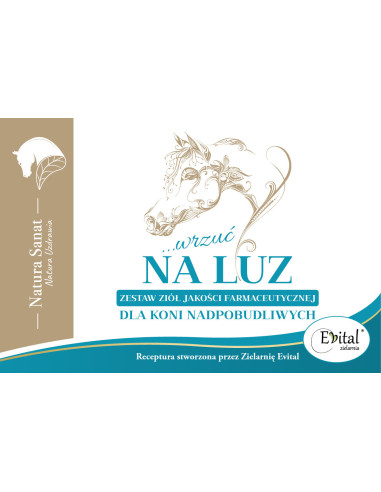 Wrzuć NA LUZ zestaw ziół dla koni - 500g - Natura Sanat