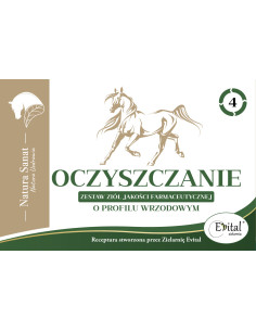 OCZYSZCZANIE o profilu wrzodowym zestaw ziół dla koni - 500g - Natura Sanat