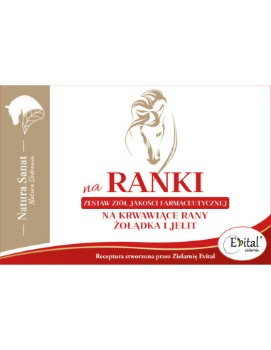 Na RANKI zestaw ziół dla koni - 250g - Natura Sanat