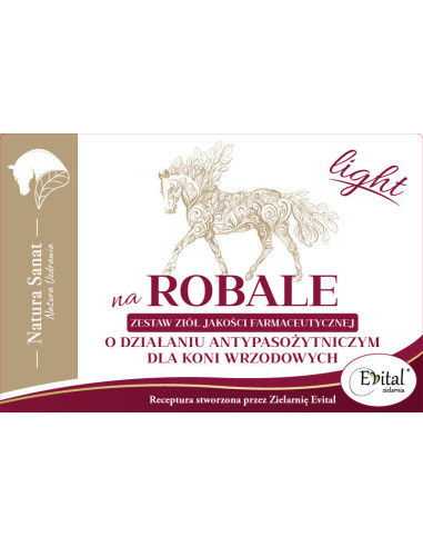Na ROBALE Light zestaw ziół dla koni - 250g - Natura Sanat