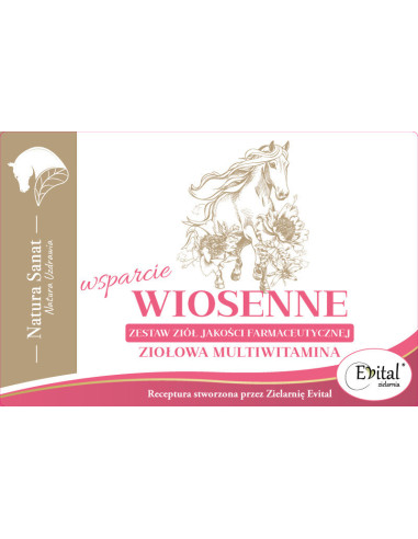 WIOSENNE WSPARCIE zestaw ziół dla koni - 500g - Natura Sanat