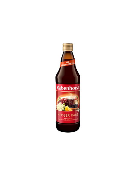 Grzaniec bezalkoholowy jabłko - czarny bez - miód Bio - 750ml - Rabenhorst