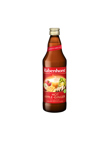 Grzaniec bezalkoholowy jabłko - imbir - miód lipowy Bio - 750ml - Rabenhorst