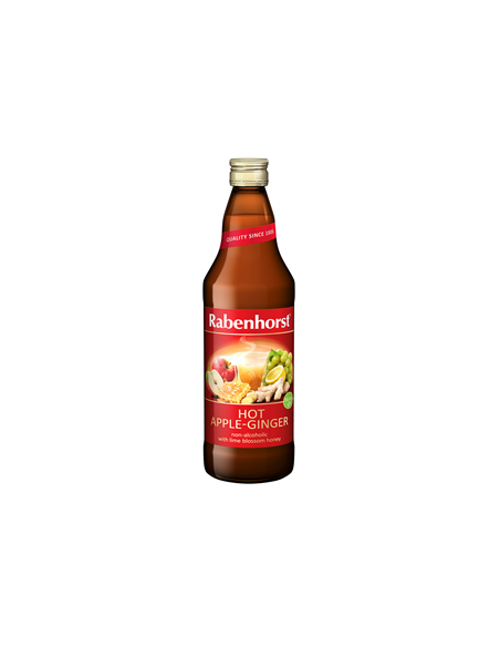 Grzaniec bezalkoholowy jabłko - imbir - miód lipowy Bio - 750ml - Rabenhorst