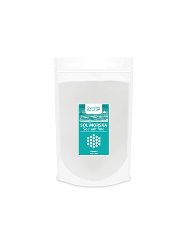 Sól Morska Drobno Mielona - 1kg - Crystalline Planet