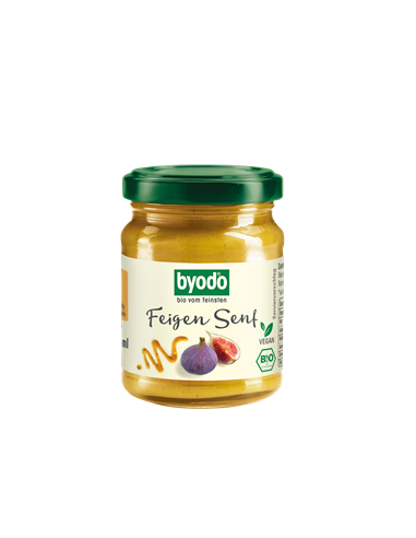 Musztarda figowa bezglutenowa bio - 125 ml - Byodo